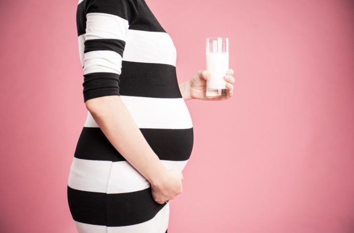 Schwangere Milch für Schwangere