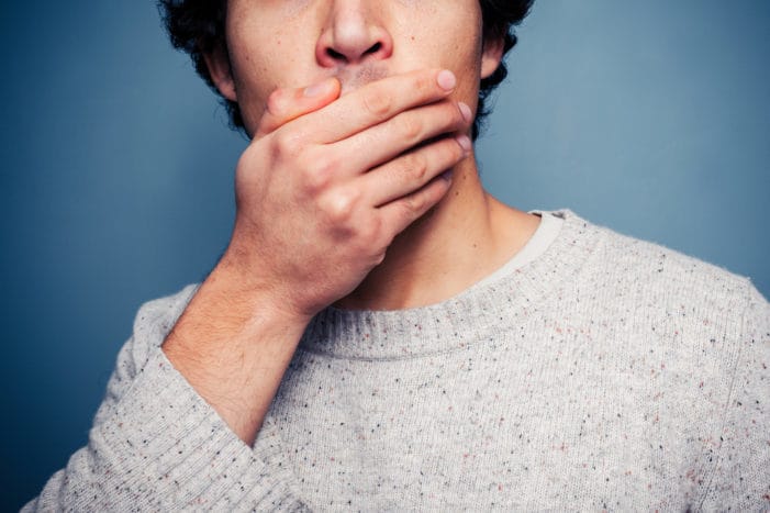 saurer Mund wegen Nichtrauchens