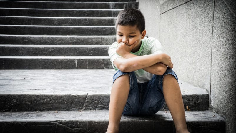 Symptome einer Depression bei Kindern