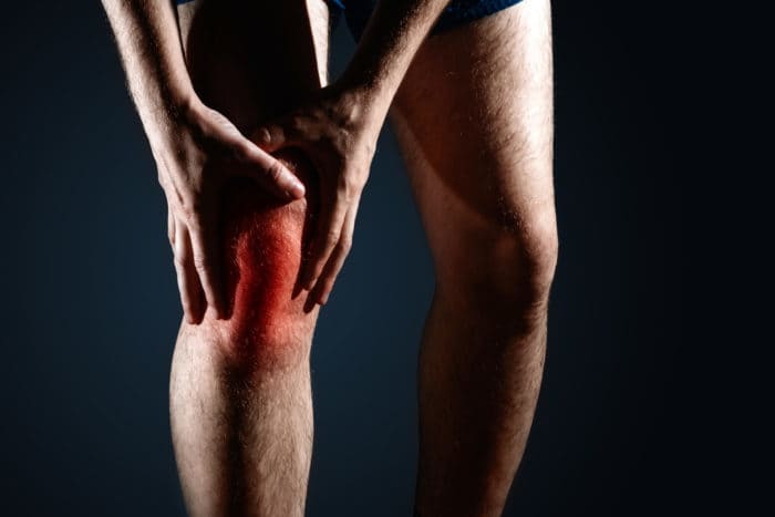 Symptome einer Entzündung des Kniegelenks