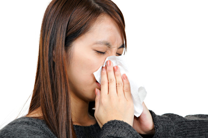 Grippe-Quiz oder Hellosehat Schnupfen