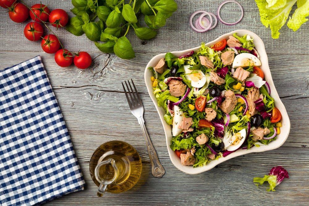 gesundes Essen-Salat