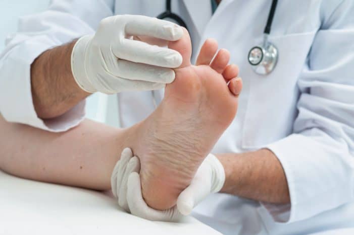 Krankheit vom Fuß erkennen