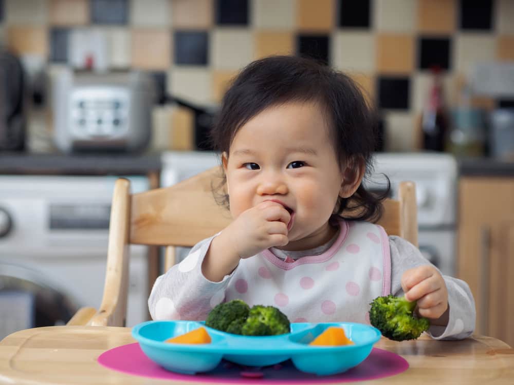 Kinder lehren, gesund zu essen