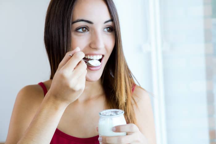 einen Magen essen kann Joghurt essen