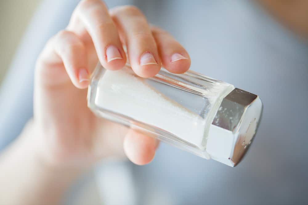 Salz mit hohem Salzgehalt ist meistens msg