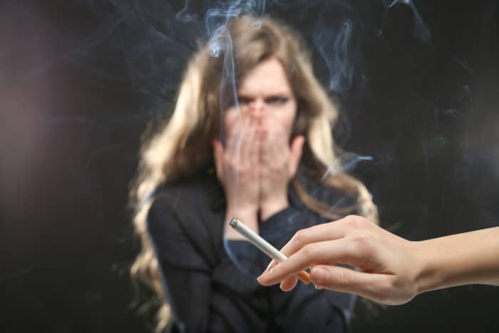 Zigarettenrauchgefahr für Passivraucher