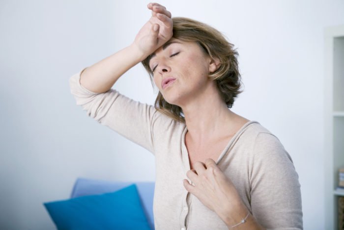 Anzeichen von Symptomen der Menopause