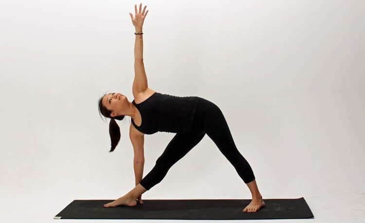 Dreieck-Yoga-Haltung